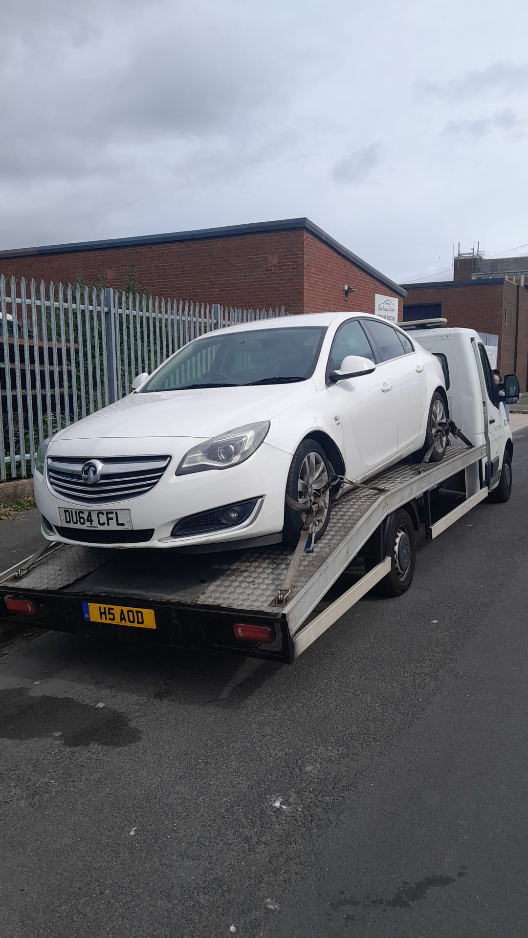 Vauxhall Insignia collected in Pensby